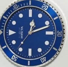 Invicta Pro Diver Wall Clock, Blue - Watches - Jawns on Fire Sneakers & Shoes