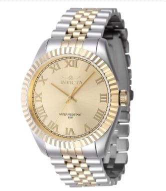 Invicta Specialty Windsor Men's Watch - 43mm, Gold, Steel 47404 - Watches - Jawns on Fire Sneakers & Shoes