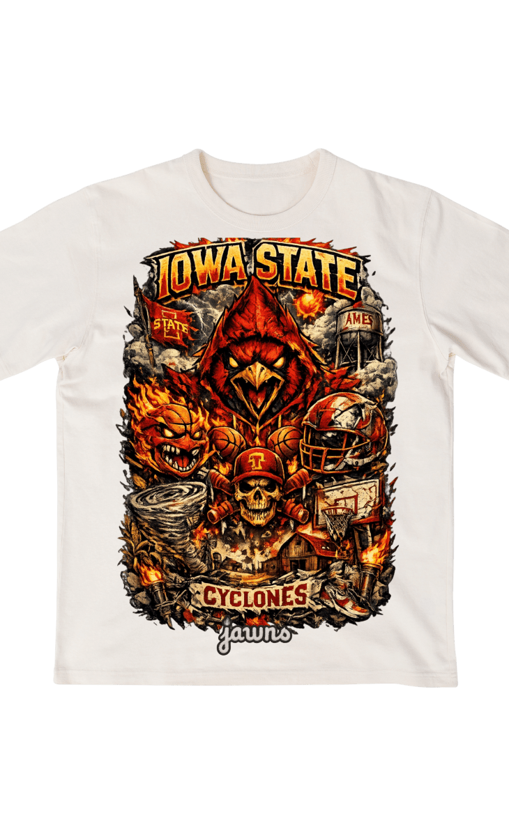 Iowa State Cyclones Godspeed Streetwear Basketball Shirt - T-Shirt - Jawns on Fire Sneakers & Shoes