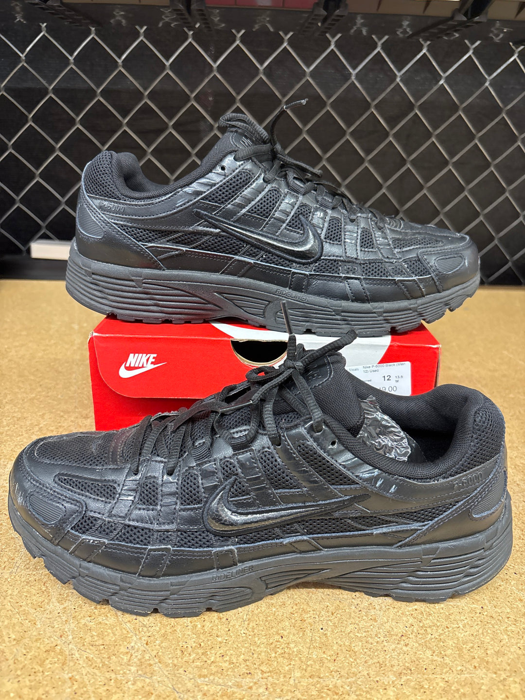 Nike P-6000 Black (Men 12) Used