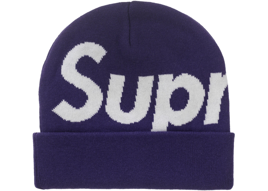 Supreme Big Logo Beanie (FW25) Purple