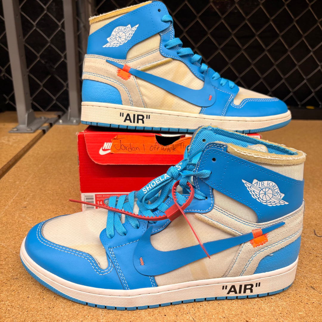 Jordan 1 Retro High Off-White University Blue (Men 12) Used