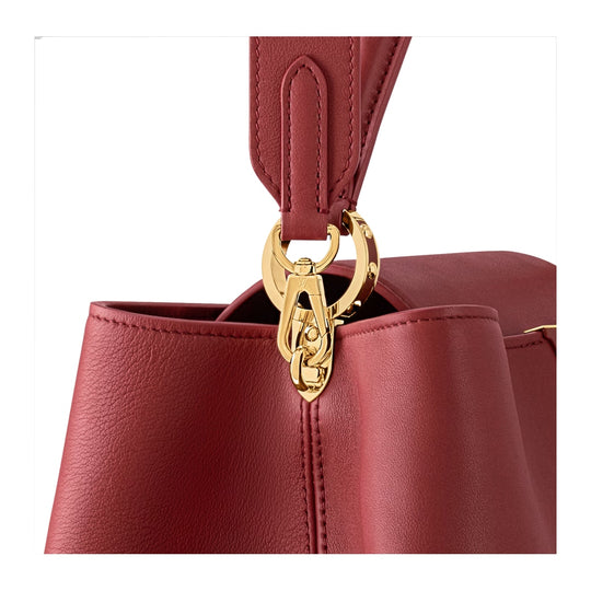 Louis Vuitton Capucines GM Souple Satchel Rust Red M13027
