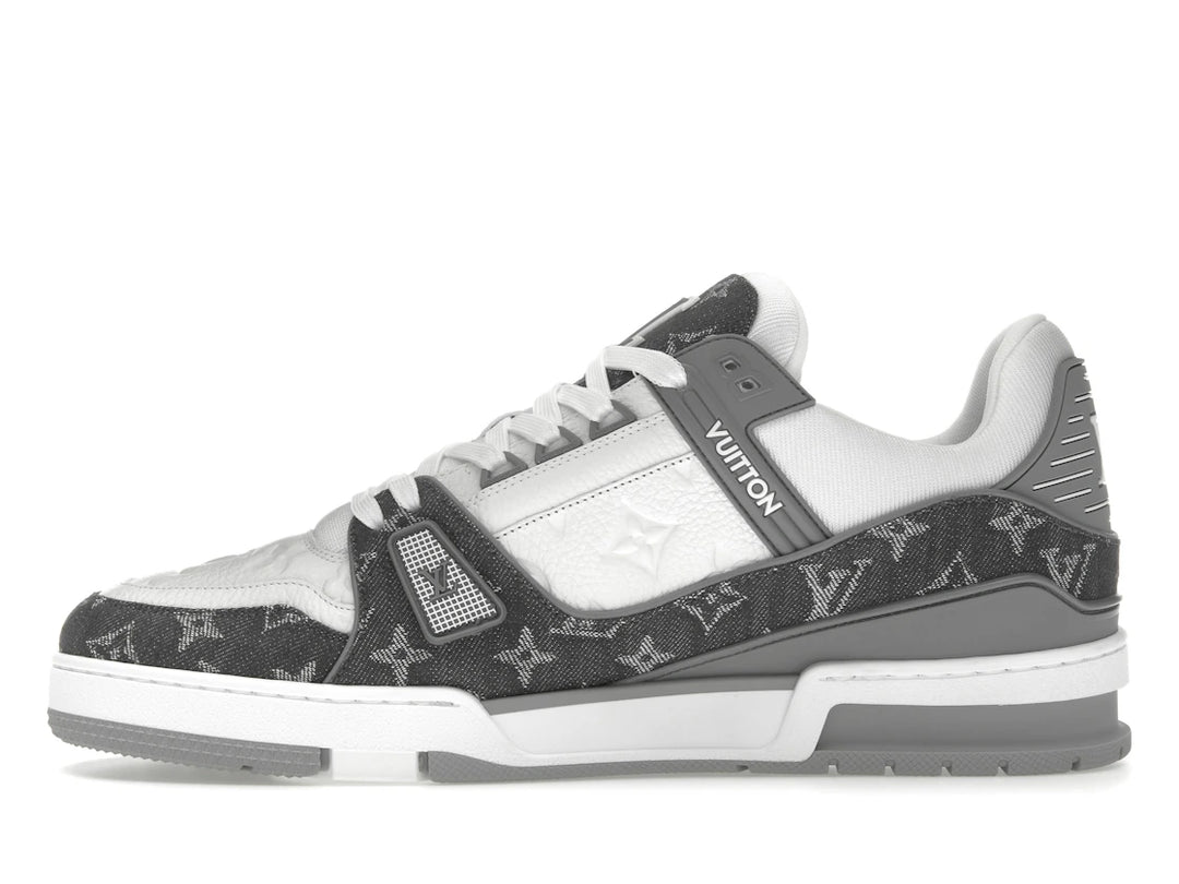 Louis Vuitton Trainer Monogram Denim Grey White