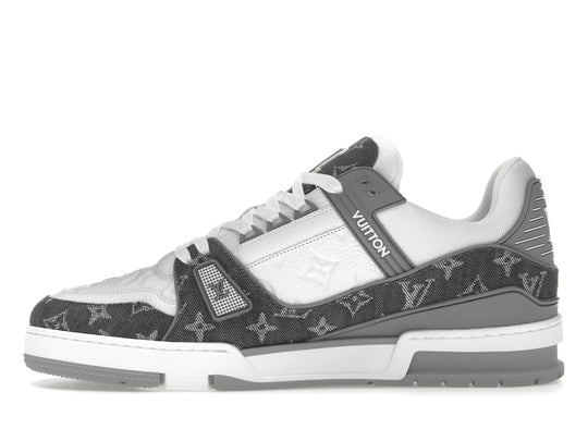 Louis Vuitton Trainer Monogram Denim Grey White