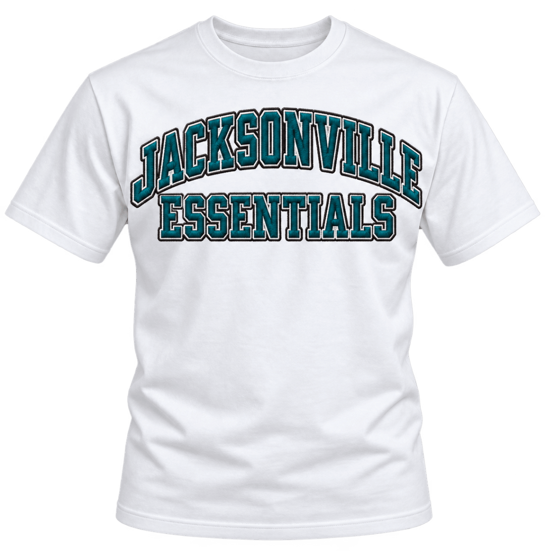 Jacksonville Essentials T-Shirt – White – Jaguars | Jawns on Fire - T-Shirt - Jawns on Fire Sneakers &amp; Shoes