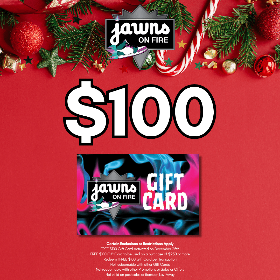 Jawns on Fire Buy $250 Gift Card, Get a FREE $100 Gift Card - Gift Cards - Jawns on Fire Sneakers & Shoes