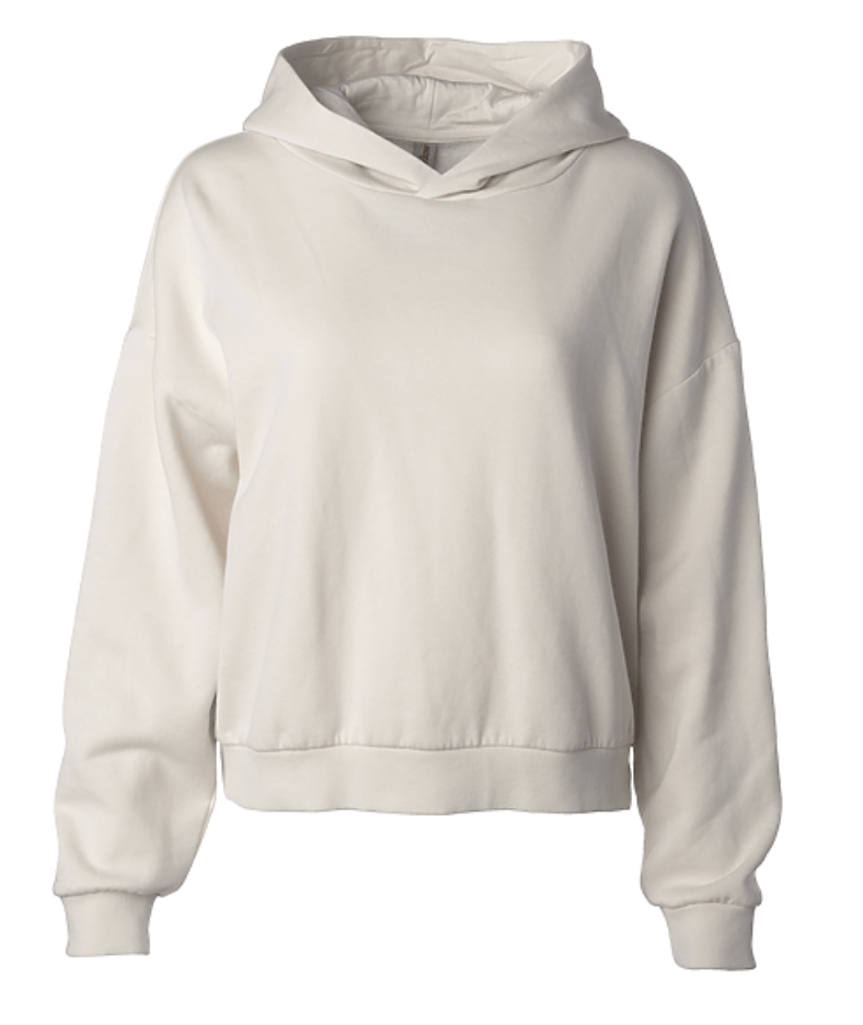 Jawns Signature Crop Hoodie Women - Bone - Hoodie - Jawns on Fire Sneakers & Shoes