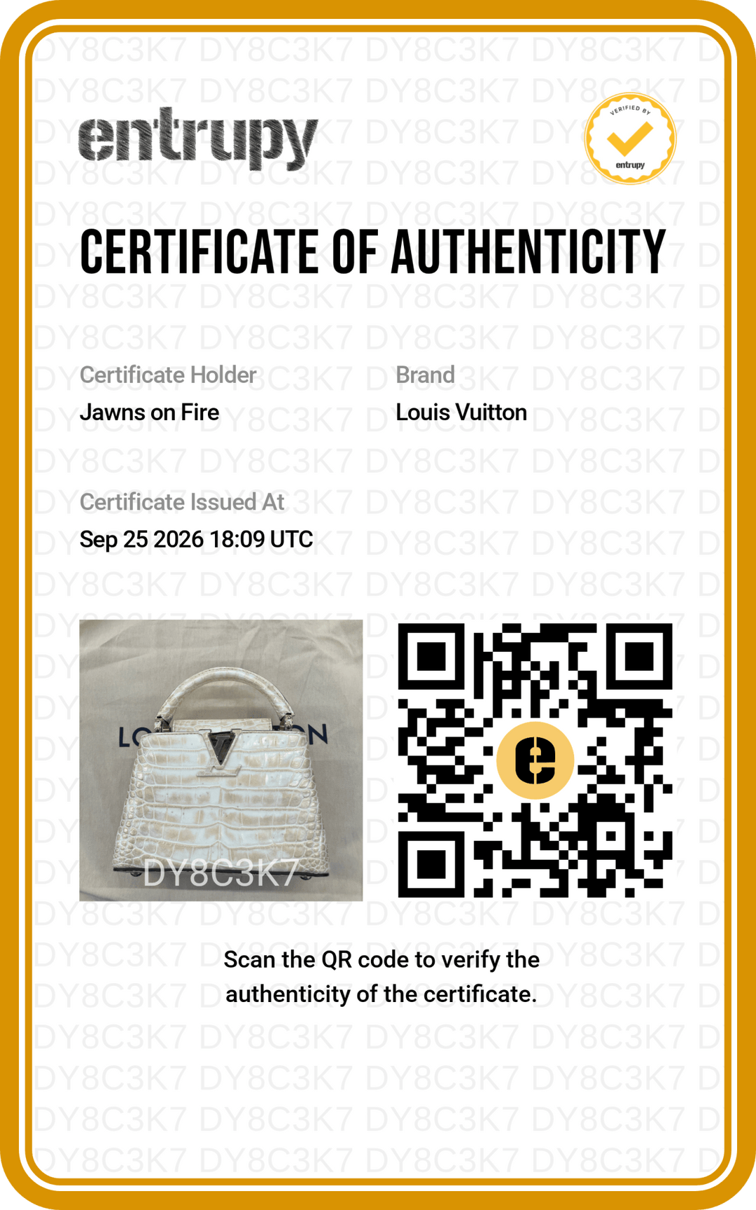 Louis Vuitton Capucines Mini Pearly Himalaya Alligator
