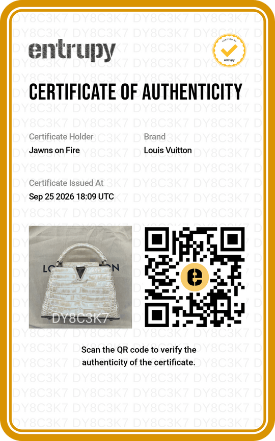 Louis Vuitton Capucines Mini Pearly Himalaya Alligator