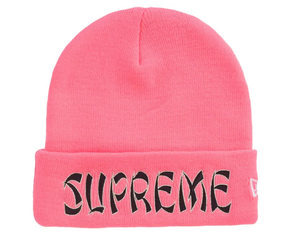 Supreme New Era Action Beanie Pink