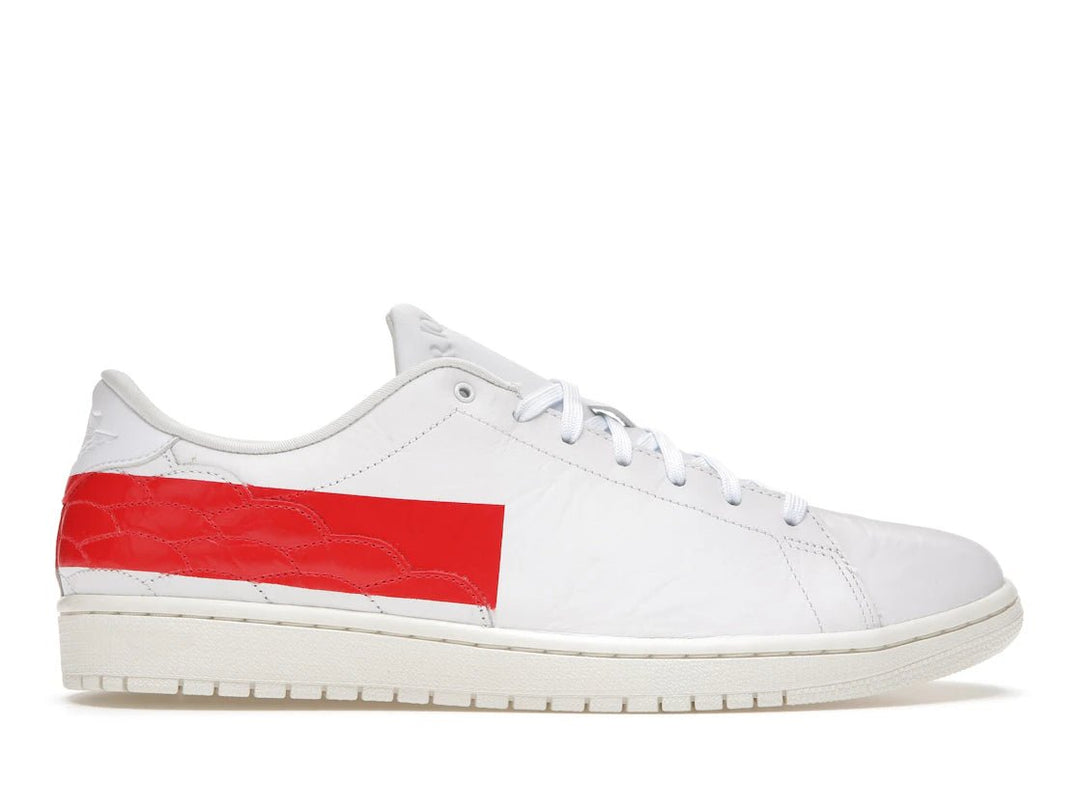 Jordan 1 Centre Court White University Red - Sneakers - Jawns on Fire Sneakers &amp; Shoes
