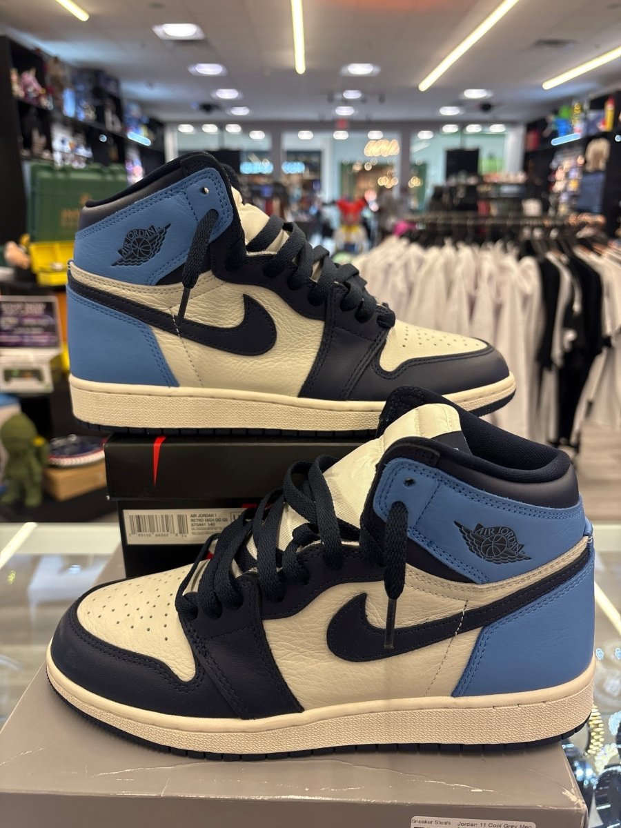 Jordan 1 High Obsidian Gs 7 Used - Sneakers - Jawns on Fire Sneakers &amp; Shoes