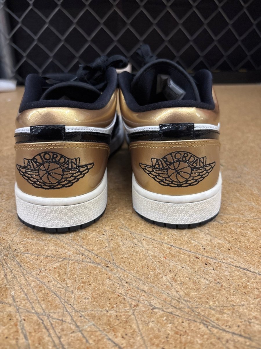 Jordan 1 Low Black And Gold Mens 9 Used Rep Box - Sneakers - Jawns on Fire Sneakers &amp; Shoes