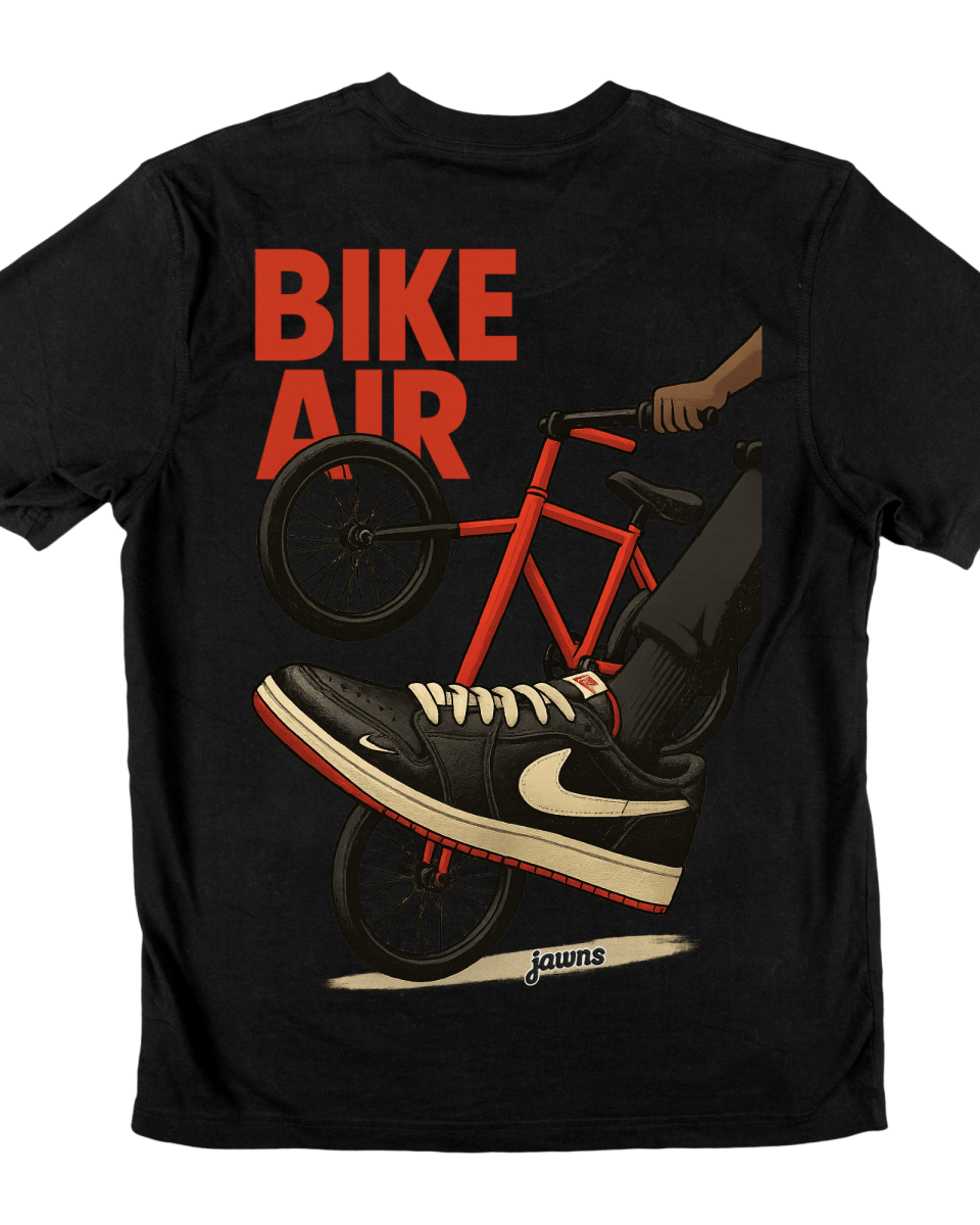 Jordan 1 Low Nigel Jawns Bike Air - Original Jawns - Black T-Shirt - T-Shirt - Jawns on Fire Sneakers & Shoes