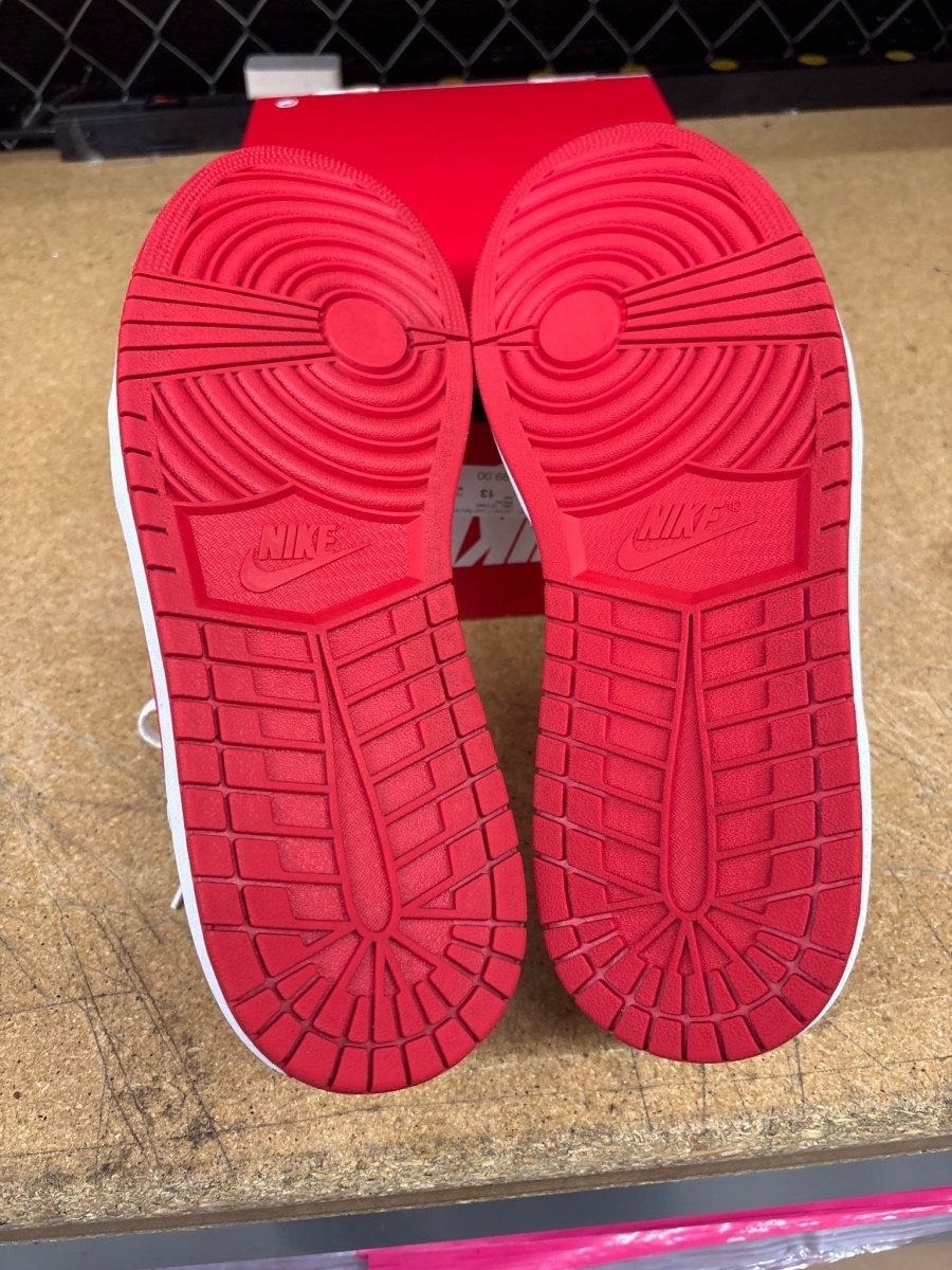 Jordan 1 Low Red/White Men 13 Used - Sneakers - Jawns on Fire Sneakers &amp; Shoes