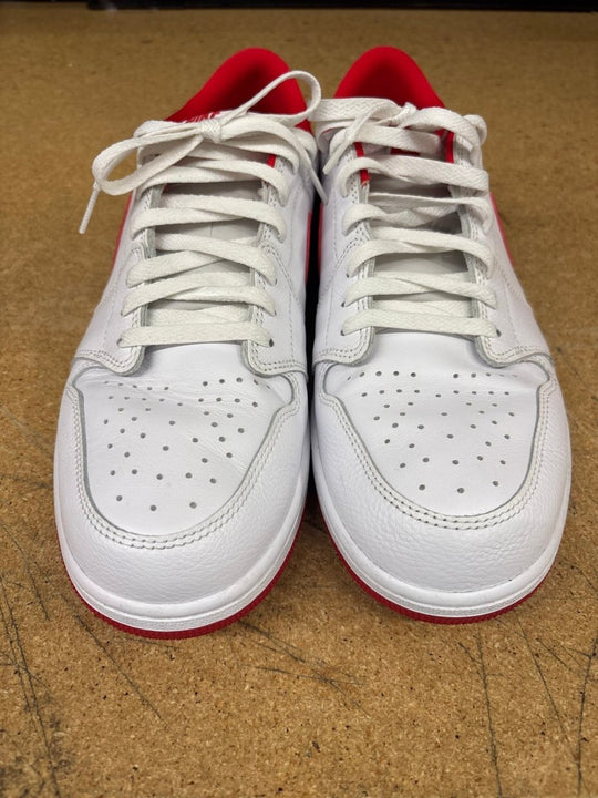Jordan 1 Low Red/White Men 13 Used - Sneakers - Jawns on Fire Sneakers &amp; Shoes