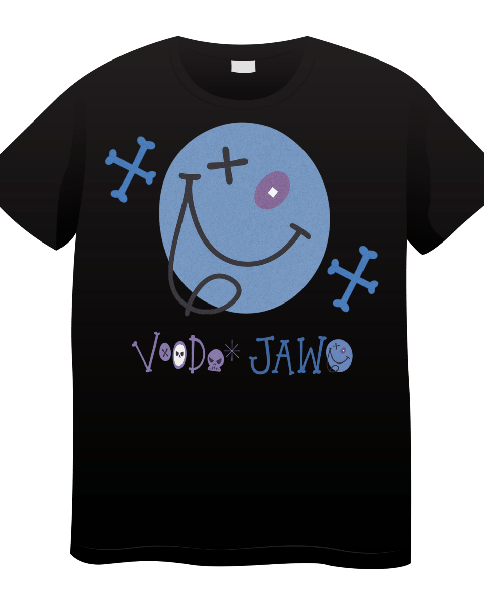 Jordan 1 Low Zion Williamson Happy Face VooDoo Jawns - Only Jawns - Black T-Shirt - T-Shirt - Jawns on Fire Sneakers & Shoes