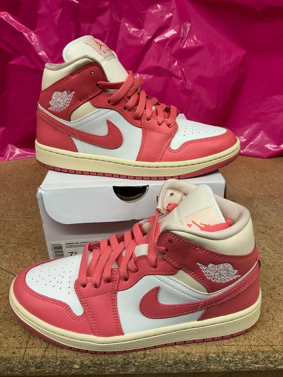 Jordan 1 Mid Guava Ice Womens 7.5 New - Sneakers - Jawns on Fire Sneakers &amp; Shoes