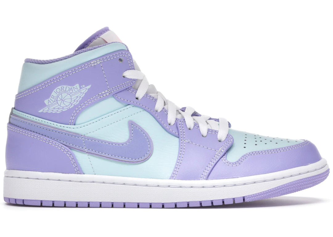 Jordan 1 Mid Purple Aqua - Sneakers - Jawns on Fire Sneakers & Shoes
