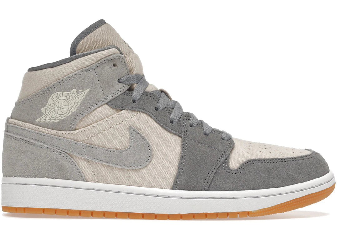 Jordan 1 Mid SE Coconut Milk Particle Grey - Sneakers - Jawns on Fire Sneakers & Shoes