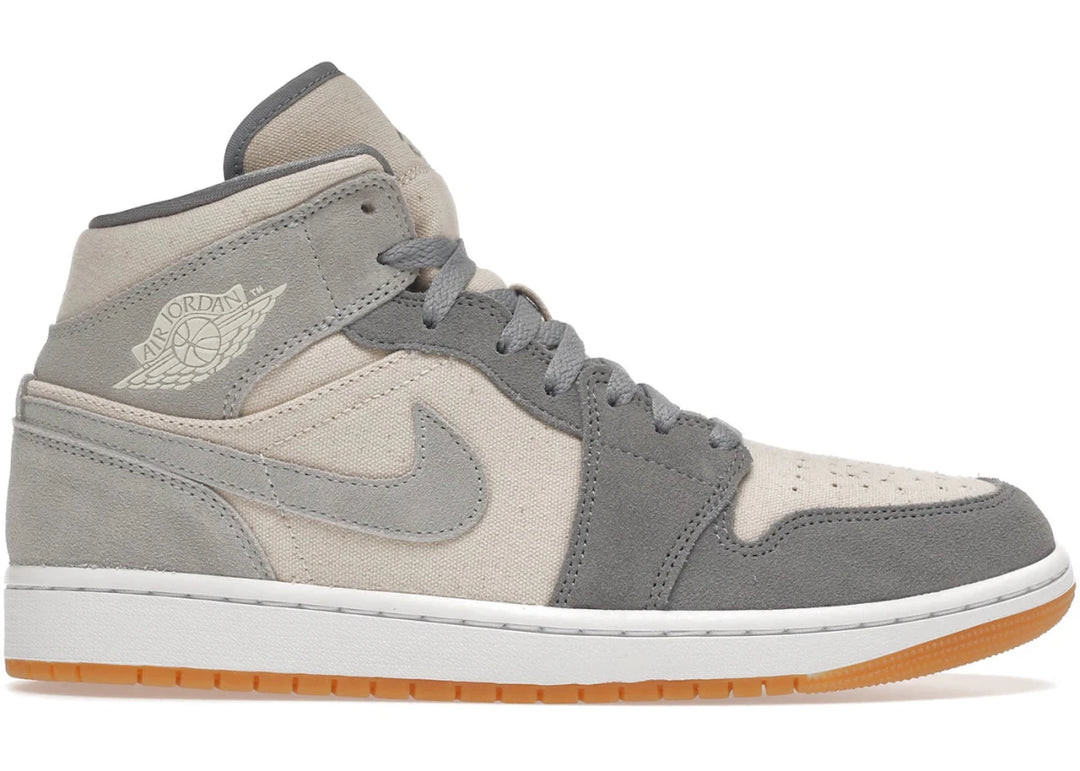 Jordan 1 Mid SE Coconut Milk Particle Grey - Sneakers - Jawns on Fire Sneakers &amp; Shoes