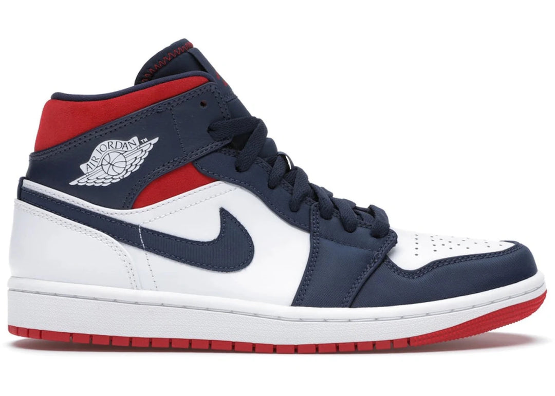 Jordan 1 Mid SE USA - Sneakers - Jawns on Fire Sneakers & Shoes