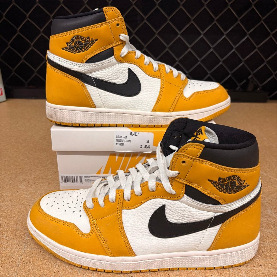 Jordan 1 Ochre Men 10 Used - Sneakers - Jawns on Fire Sneakers &amp; Shoes