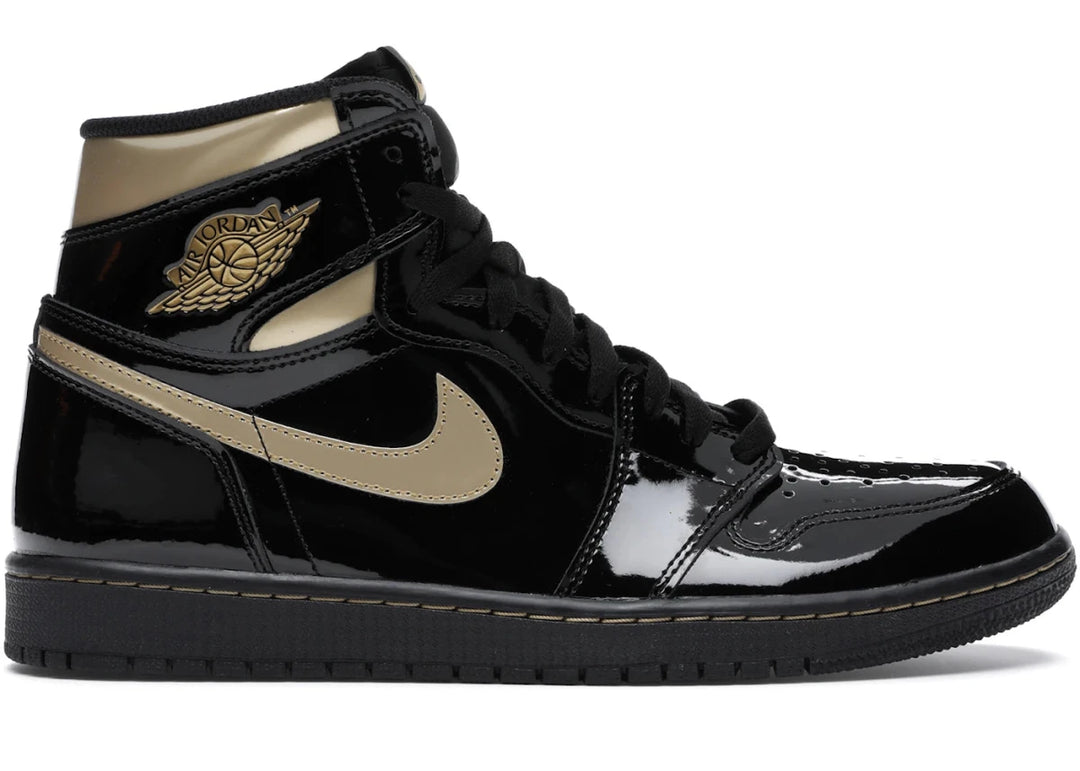 Jordan 1 Retro High Black Metallic Gold (2020) - Sneakers - Jawns on Fire Sneakers & Shoes