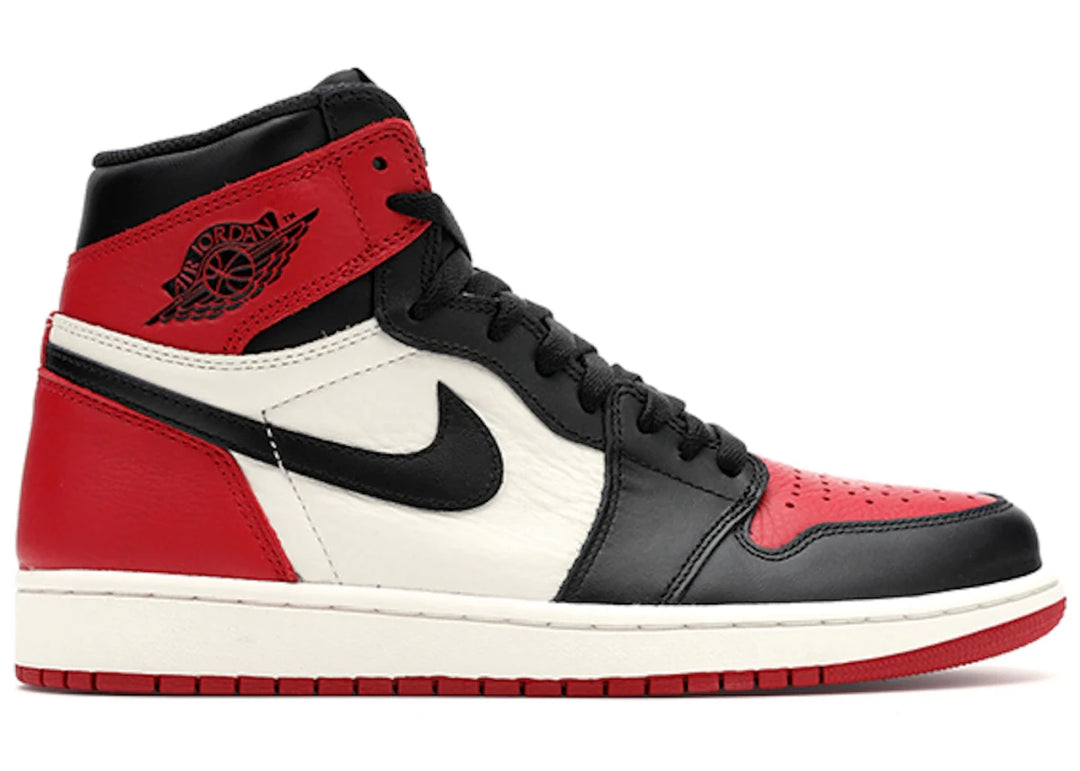 Jordan 1 Retro High Bred Toe - Sneakers - Jawns on Fire Sneakers &amp; Shoes