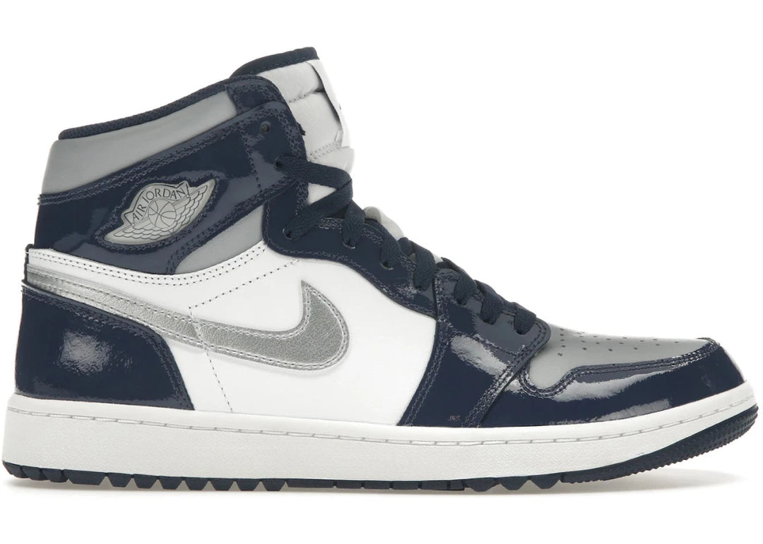 Jordan 1 Retro High Golf Patent Midnight Navy - Sneakers - Jawns on Fire Sneakers & Shoes