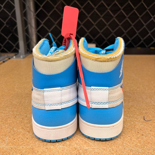 Jordan 1 Retro High Off-White University Blue (Men 12) Used - Sneakers - Jawns on Fire Sneakers &amp; Shoes