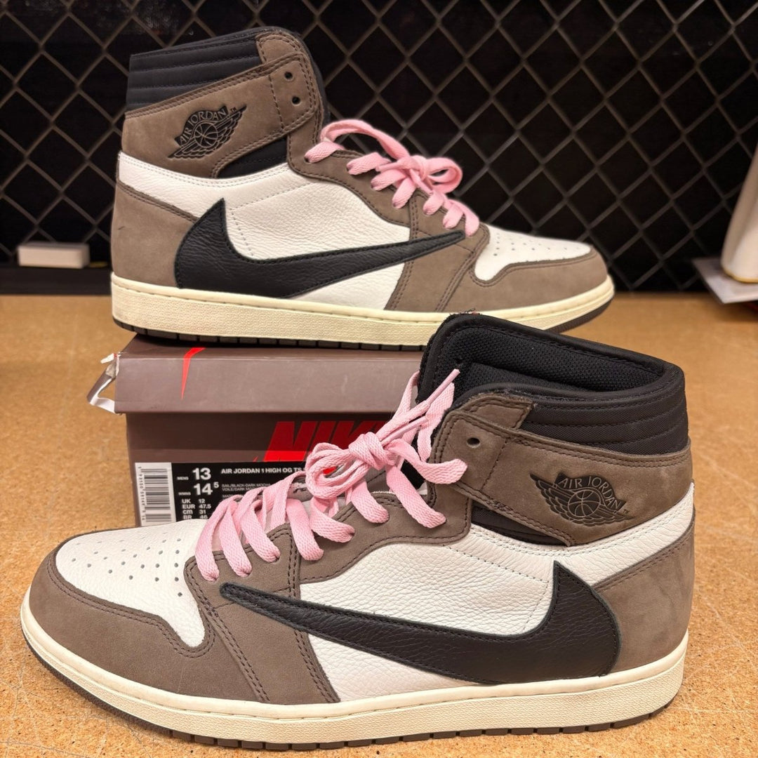 Jordan 1 Retro High OG SP Travis Scott Mocha (Men 13) Used - Sneakers - Jawns on Fire Sneakers & Shoes