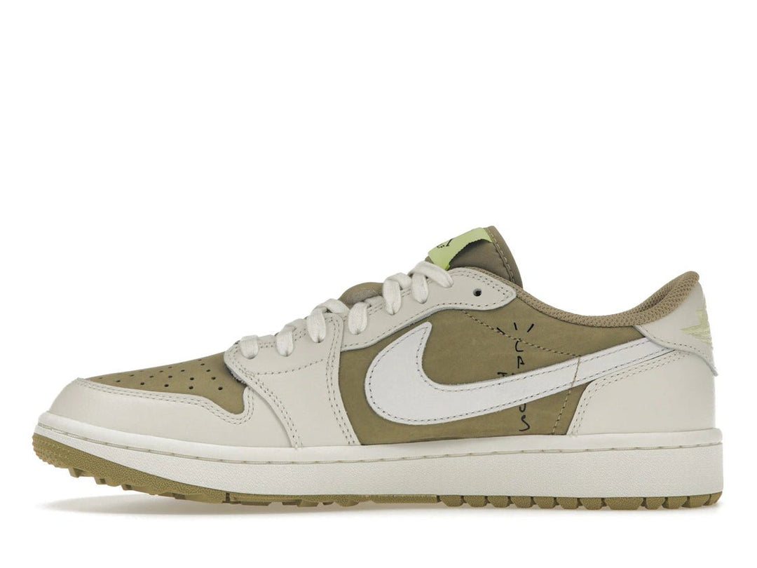 Jordan 1 Retro Low Golf Travis Scott Neutral Olive - Sneakers - Jawns on Fire Sneakers &amp; Shoes