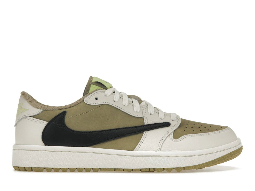 Jordan 1 Retro Low Golf Travis Scott Neutral Olive - Sneakers - Jawns on Fire Sneakers & Shoes