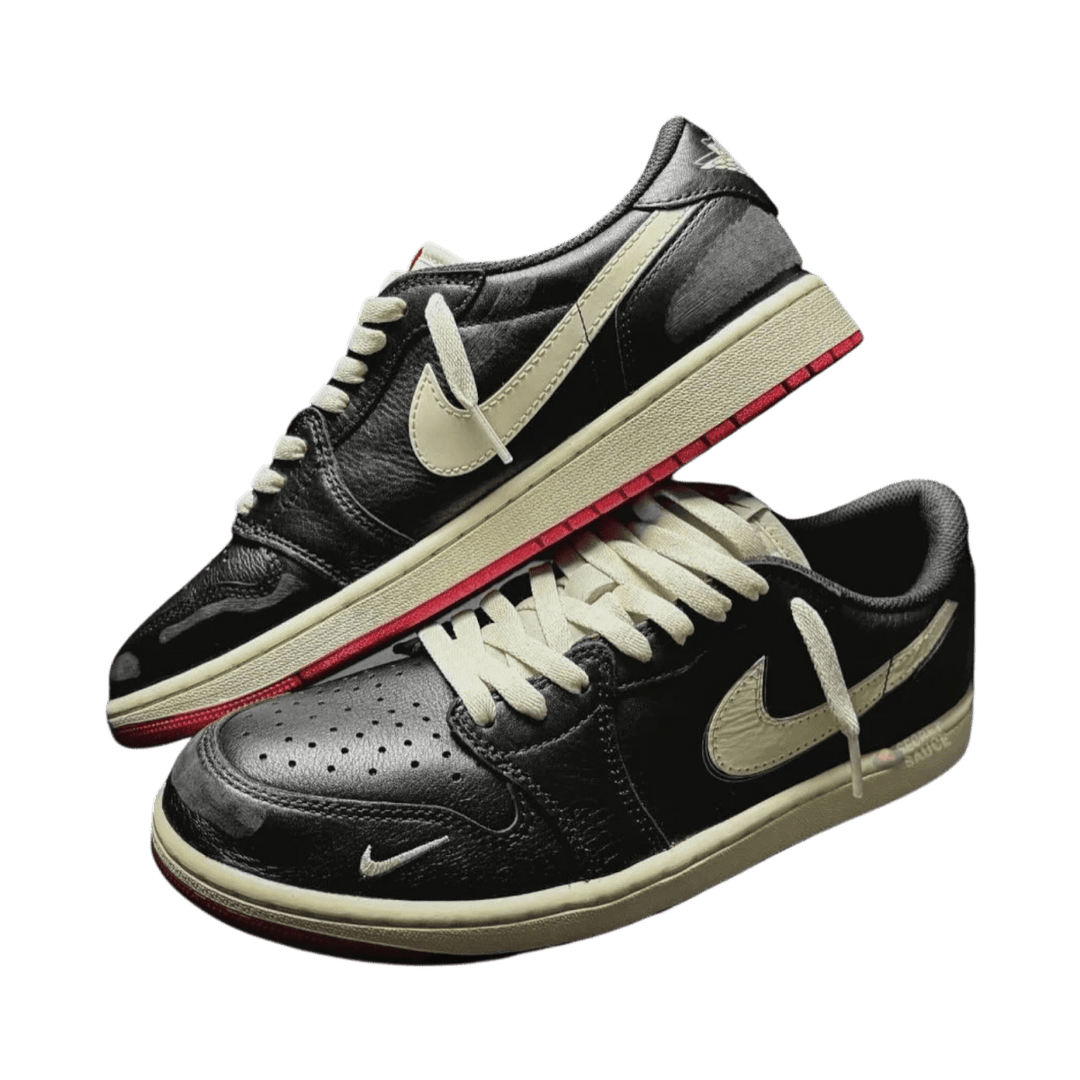 Jordan 1 Retro Low OG Nigel Sylvester Nitro - Custom Cleat - Sneakers - Jawns on Fire Sneakers & Shoes