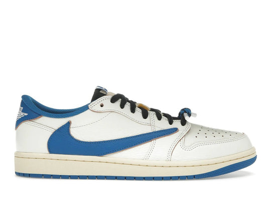 Jordan 1 Retro Low OG SP Fragment x Travis Scott Sail Military Blue - Sneakers - Jawns on Fire Sneakers &amp; Shoes