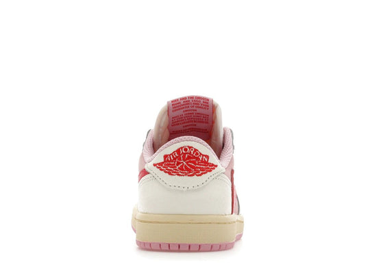 Jordan 1 Retro Low OG SP Travis Scott Sail Tropical Pink (PS) - Sneakers - Jawns on Fire Sneakers & Shoes