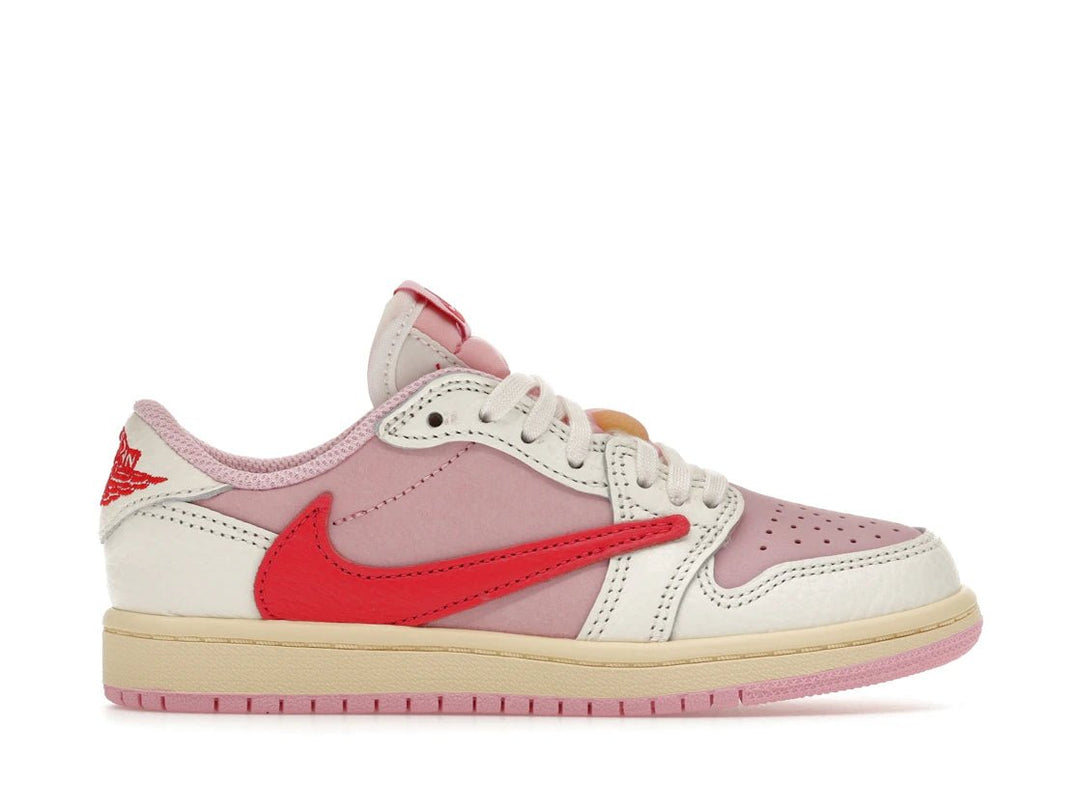 Jordan 1 Retro Low OG SP Travis Scott Sail Tropical Pink (PS) - Sneakers - Jawns on Fire Sneakers & Shoes