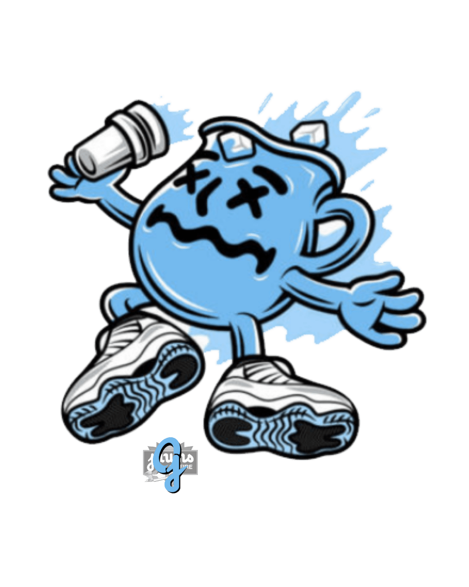 Jordan 11 Columbia Kool Aid - Original Jawns - White T-Shirt - T-Shirt - Jawns on Fire Sneakers & Shoes