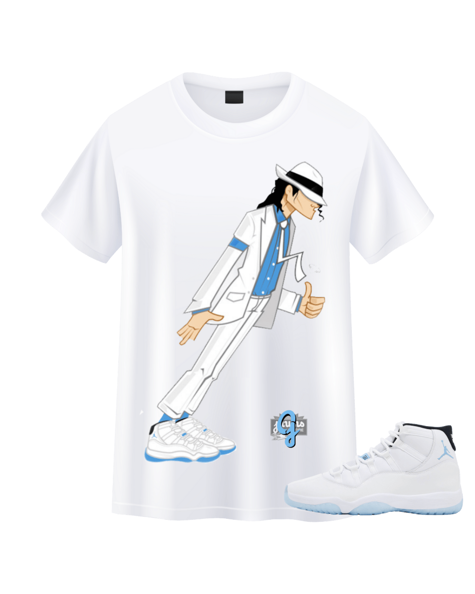 Jordan 11 Columbia MJ - Original Jawns - White T-Shirt - T-Shirt - Jawns on Fire Sneakers & Shoes