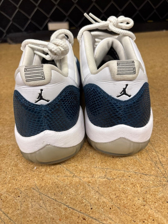 Jordan 11 Low Blue Snake Skin Men 11 Used No Box - Sneakers - Jawns on Fire Sneakers &amp; Shoes