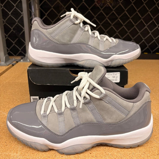 Jordan 11 Retro Low Cool Grey (Men 12) Used - Sneakers - Jawns on Fire Sneakers &amp; Shoes