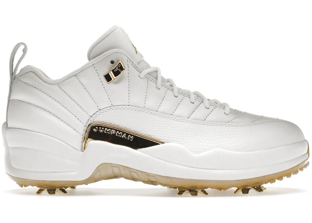 Jordan 12 Golf Metallic Gold - Sneakers - Jawns on Fire Sneakers & Shoes