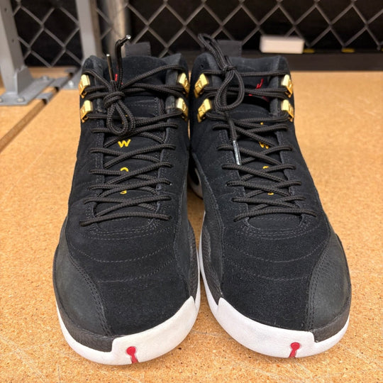 Jordan 12 Retro Reverse Taxi (Men 9) Used - Sneakers - Jawns on Fire Sneakers &amp; Shoes