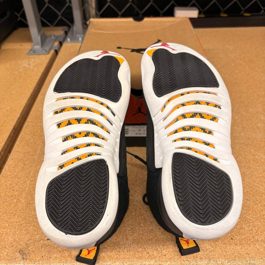 Jordan 12 Retro Reverse Taxi (Men 9) Used - Sneakers - Jawns on Fire Sneakers &amp; Shoes