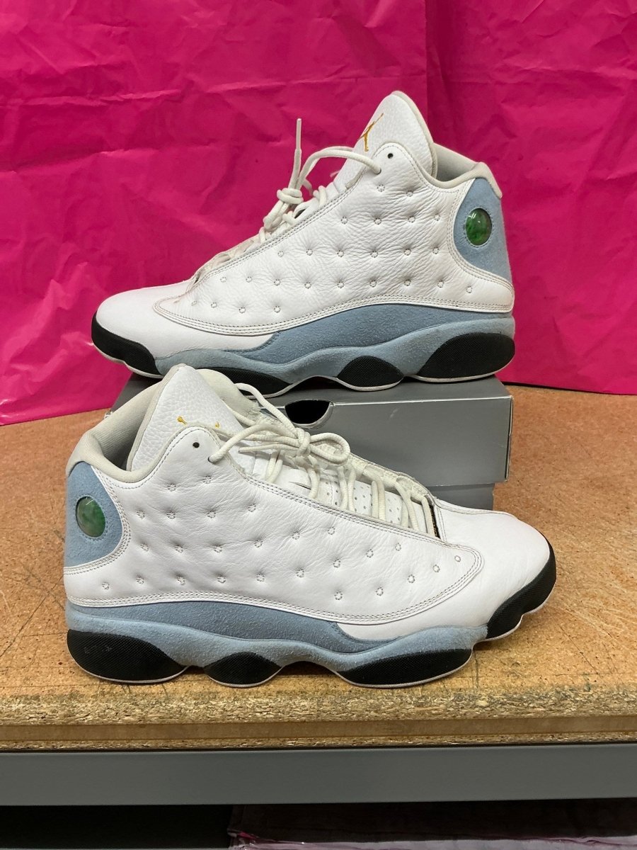 Jordan 13 Light Blue Mens 12 Used - Sneakers - Jawns on Fire Sneakers &amp; Shoes