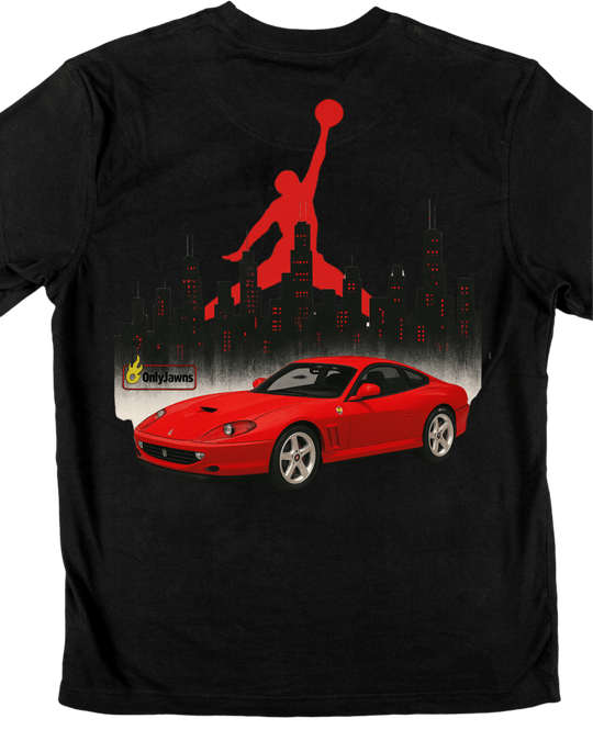 Jordan 14 Ferrari Chicago - Original Jawns - Black T-Shirt - T-Shirt - Jawns on Fire Sneakers & Shoes