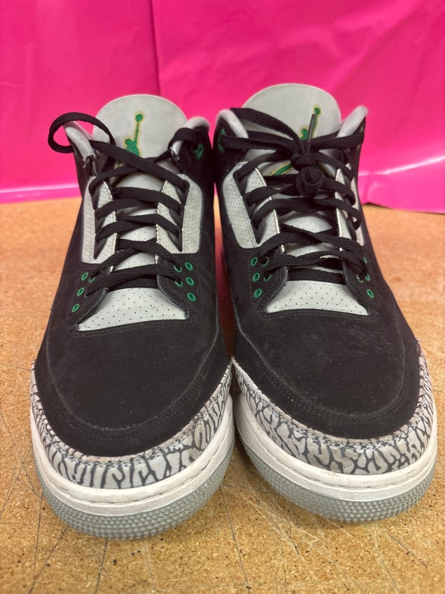 Jordan 3 Pine Green Mens 14 Used No Box - Sneakers - Jawns on Fire Sneakers &amp; Shoes