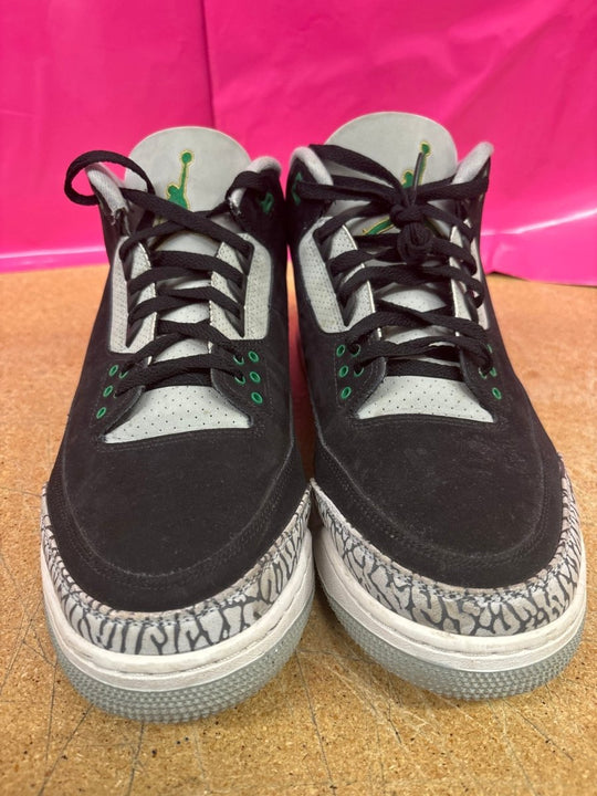 Jordan 3 Pine Green Mens 14 Used No Box - Sneakers - Jawns on Fire Sneakers &amp; Shoes